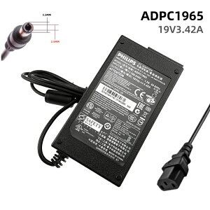 Vi PHILIPS 19Vtj^[p19V 3.42A ADPC1965 65W ACA_v^[ 5.5*2.5MM PSE[d dP[u dR[ht For PHILIPS 224E5Q 247E4QSD 247E4QHSD 272S4L 284E5Q Viewsonic SD-Z225 SD-Z245 Monitor Power Supply ADS-65L