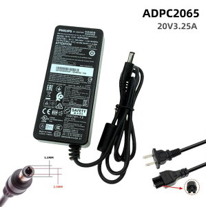 Vi PHILIPS 20Vtj^[p20V 3.25A ADPC2065 65W LCD j^[ ACA_v^[ 5.5*2.5MM PSE[d dP[u dR[ht For PHILIPS 272M7C 276E8F 276E8V 278C6Q 278E8Q 278M6F 278E1 279X6Q Monitor Power Supply