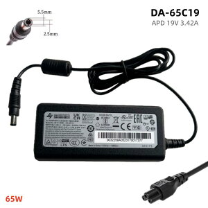 Vi APD 19V 3.42A 65W ACA_v^[MSI Gaming Monitor G274QPF G274QPF-QD G281UV Optix G273QF Optix G273QPF LCDj^[Ή p[TvC `[W[ DA-65C19 DA-65A19 NB-65B19Ή PSE[d p\Rd PCd