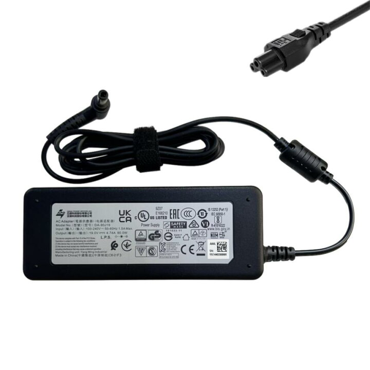 楽天市場】純正新品 APD DA-90J19 19V 4.74A 90W ACアダプター For 