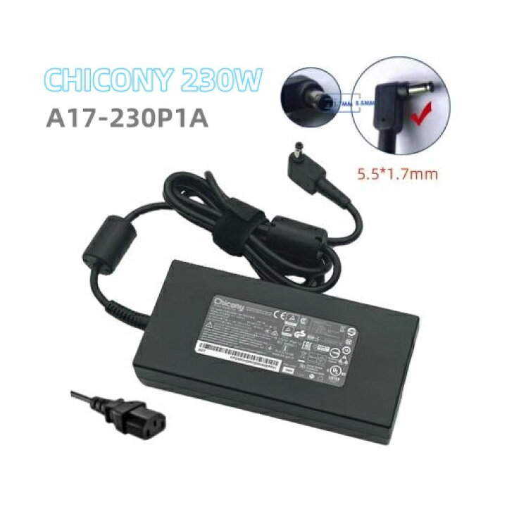 A17-230p1a adapters genuine Chicony a17-230p1a laptop adapter charger in singapore