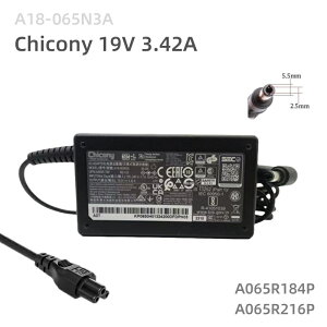 Vi Chicony A18-065N3A 19V 3.42A Ή MSI Modern 14 A10M A10RAS A10RB Modern 15 A10M A10RAS A10RB a4mw a5mwȂǗp A065R184P A065R216P ACA_v^[ 65W ی^ 5.5*2.5mm RlN^ [d p\Rd PCd dP[u