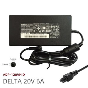 Vi DELTA ADP-120VH D 20V 6A 120W ACA_v^[For MSI GF63 Thin 10SCXR 10SC 10UD 10UC 11SC 11UD 11UC MS-16R5 MS-16R6 MSI GF75 Thin 10UEK Ή A17-120P2A݊ PCd PSEKi 4.5*3.0mm RlN^[[d p\Rd PCd
