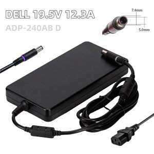Vi  f Dell M15X M17X M18X Precision M4700, M4800, M6700, M6800, M7800, 7510, 7710,17R2 R3 R2 R4 G3 TB16 Dock K16A K16A001Ήp 19.5V 12.3A ACA_v^ 240W PCd PSEKi RlN^ 7.4mm*5.0mm Ή dP[ut
