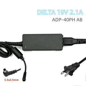 Vi DELTA ADP-40PH AB 19V 2.1A 40W ACA_v^[ For ASUS ADP-40KD BB VX239 VX229 VZ249 VC279 LCDj^[Ή p[TvC `[W[RlN^F5.5mm*2.5mm [d p\Rd PCd uPSEF؎