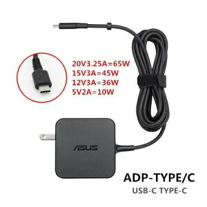Vi ASUS ADP-TYPE/C 65W USB-C ACA_v^[ For ASUS 3Pro T303U/Pro B9440U LENOVO X270 T470 YOGA5 PROΉ 20V3.25A 15V3A 12V3A 5V2A p[TvC RlN^ TYPE-C [d p\Rd PCd