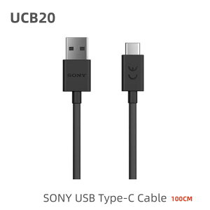  \j[ SONY UCB20 TYPE-C USB 2.0 [dP[u fW^J rfIJ A7M3 A7R4 A7M4 A6600 ܂ Xperia PD18W ȂǂɑΉ (100CM)