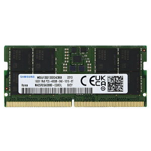 SAMSUNG TX 16GB (1x16GB) DDR5 4800MHz PC5-4800B SODIMM 1Rx8 CL40 1.1v m[gp\R RAM W[ AbvO[h ݃ PCp