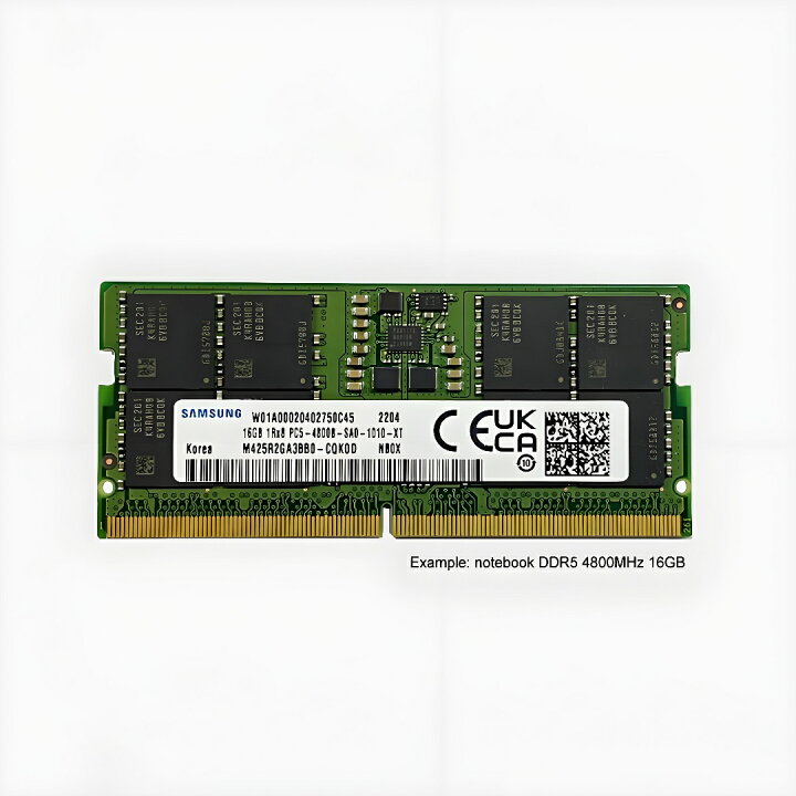 楽天市場】SAMSUNG サムスン純正 16GB (1x16GB) DDR5 4800MHz PC5 