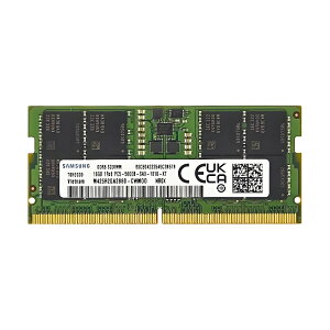 SAMSUNG TX 16GB (1x16GB) DDR5 5600MHz PC5-5600B SODIMM 1Rx8 CL40 1.1v m[gp\R RAM W[ AbvO[h ݃ PCp