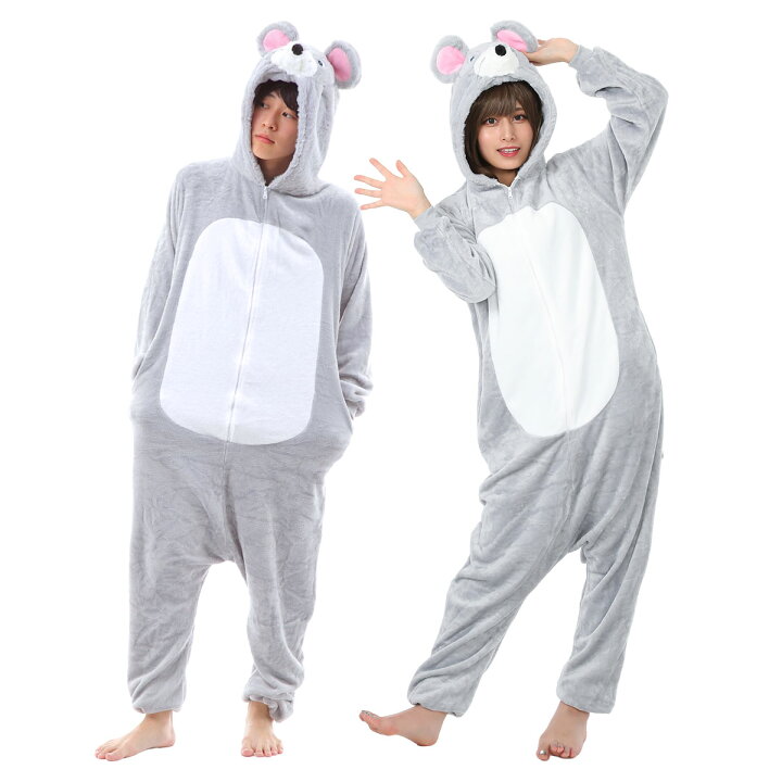 楽天市場 ねずみ 着ぐるみ ネズミ コスプレ かわいい 動物 着ぐるみパジャマ 大人 アニマル パジャマ メンズ レディース いいひ 楽天市場店