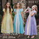 プリンセス ワンピース 子供 ベル ラプンツェル シンデレラ プリンセス ドレス 衣装 キッズ 子ども コスチューム プリンセスドレス パジャマ 女の子 ガール コスチューム コスプレ ハロウィン クリスマス プレゼント お姫様 LiL Merry