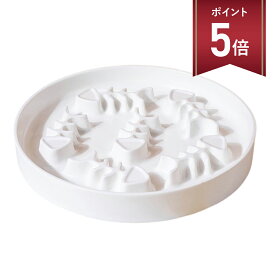 【マラソン P+5倍】猫 犬 食器 早食い 防止 陶器 フード ボウル 猫用 犬用 餌入れ 早食べ 防止 ねこ いぬ 餌 皿 ネコ イヌ えさ 入れ 器 ペット 子猫