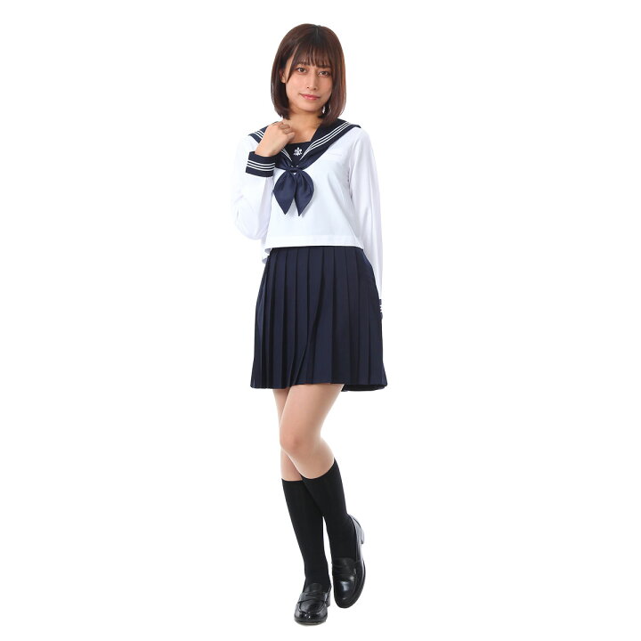 楽天市場 セーラー服 コスプレ 女子高生 制服 コスチューム 白 紺 Jk 学生服 仮装 衣装 ハロウィン いいひ 楽天市場店