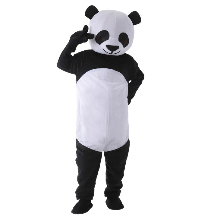 楽天市場 パンダ 着ぐるみ 被り物 コスプレ 面白い きぐるみ 衣装 おもしろ ぱんだ 仮装 忘年会 余興 二次会 新年会 ハロウィン パーティー イベント 本格 いいひ 楽天市場店