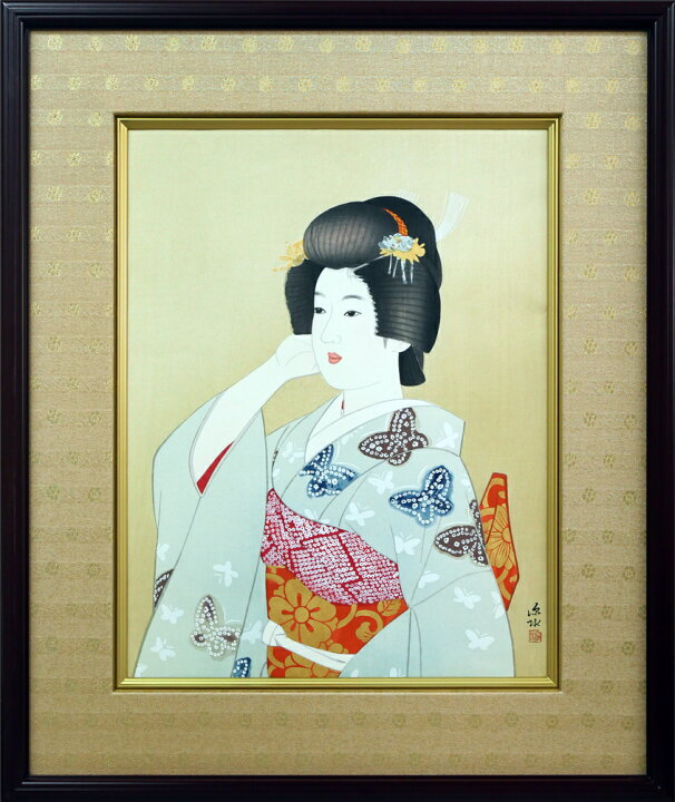 楽天市場】伊東 深水「初島田」木版画・限定品 美人画の巨匠 日本芸術 