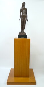 舟越 保武「渚」ブロンズ作品・共箱・特製台座付き 文化功労者 中原悌二郎賞 松本竣介は高校の同級生 小竹美術 真作保証