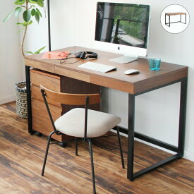 デスク 120cm ウォールナット パソコン デスク desk シンプル デザイン 書斎机 幅1200 引き出し SOHO オフィス | ウォルナット パソコンデスク 木製 天然木 パソコンテーブル オフィステーブル オフィスデスク テーブル pcデスク オフィス机 北欧 事務所