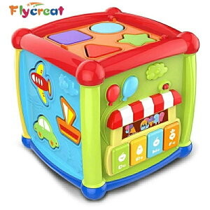 赤ちゃん おもちゃ 音楽おもちゃ 遊びいっぱい音楽おもちゃ 型はめ 音の出る赤ちゃんおもちゃ 孫 出産祝い ギフト 誕生日 プレゼント カラフル【海外通販】