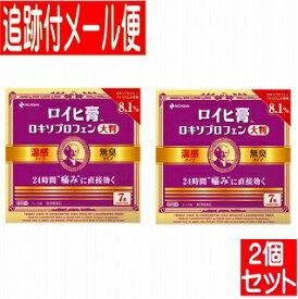 【2個セット】【第2類医薬品】ニチバン ロイヒ膏 ロキソプロフェン大判 7枚入り【メール便送料無料/2個セット】