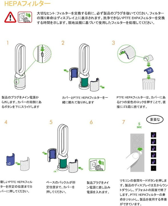 楽天市場】ダイソン 互換性のあるフィルター Dyson HP04フィルター 