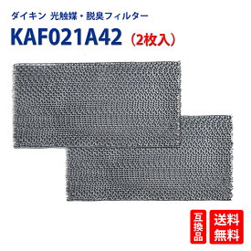 kaf021a42 エアコンフィルター ダイキン光触媒集塵・脱臭フィルター 枠なし KAF021A42 99A0484 エアコン交換フィルター kaf021a4（2枚入り/互換品）ダイキンフィルター ネコポス便