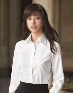 【06100】【enjoie/アンジョア】【女性用/レディース】事務服 半袖 ブラウス シャツ かっこいい系 ホームクリーニング
