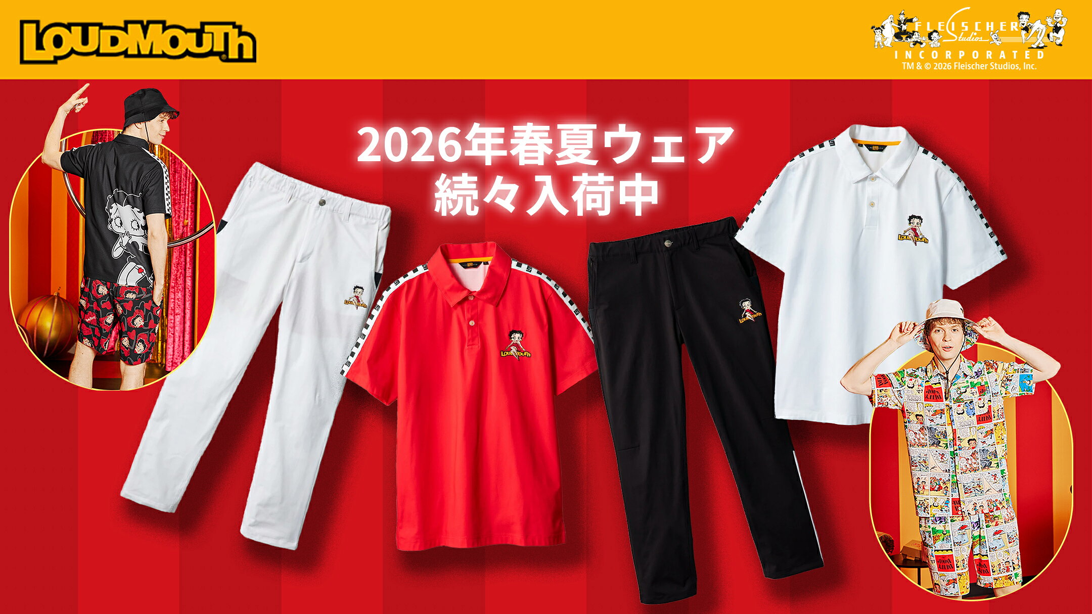 【LOUDMOUTH】LM Bettyコラボウェア入荷中！