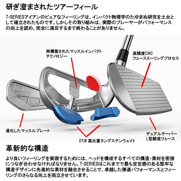 楽天市場】2023 タイトリスト Titleist T200 アイアン（日本仕様）6本 