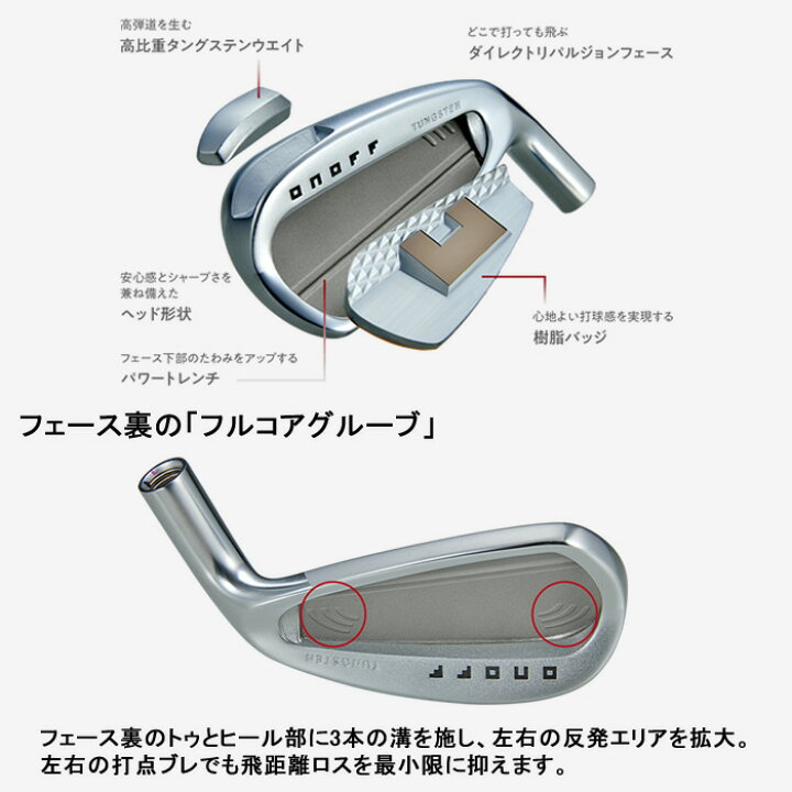 楽天市場】【2024 新作 最新モデル】ONOFF IRON AKA オノフ アイアン 