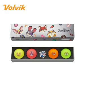 Volvik ZOOTOPIA 4BALL PACK VIVID SOFT VV5UNA17 �{���r�b�N �Y�[�g�s�A �{�[�� �M�t�g 2026