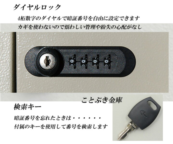 楽天市場】貴重品保管庫 LK-312 エーコー eiko 2列6段12人用 ダイヤル  