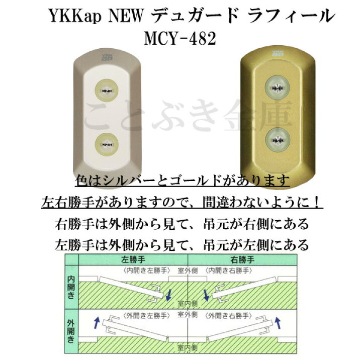 楽天市場】送料無料 YKKap玄関錠 NEWデュガード ラフィール ヴェナート 