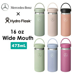 �y���r���[�L�����y�[�����{���z �n�C�h���t���X�N Mercedes-Benz×Hydro Flask �X�e�����X�{�g�� 16 oz Wide Mouth �ۉ� �ۗ� 473ml �����Z�f�X�x���c �x���c�R���N�V���� �y�����Z�f�X�E�x���c�ԃJ�b�v