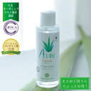 オーガニック化粧水 アロエのチカラ スキンローション 120ml｜宮古島産アロエ×浜比嘉島産月桃｜敏感肌・乾燥肌用 無添加 保湿 アフターサンケア 日焼け後の肌に