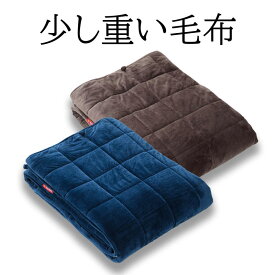 【スーパーSALE30%OFF】 少し重い毛布 ウェイトブランケット 加重 ブランケット 毛布 シングル 140x190cm