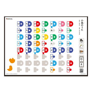 ことりのうた(A4) Ratanotes ラタノーツ Ratatone ラタトーン 知育玩具 知育楽器 プレゼント 音楽初心者 モンテソーリ Steam教育 モンテッソーリ 音感教育