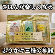 縄文ふりかけ塩セット 塩 しお セット ミネラル げんきっこ 岩塩 海塩 縄文塩 漢宝塩 お試しセット ギフ…
