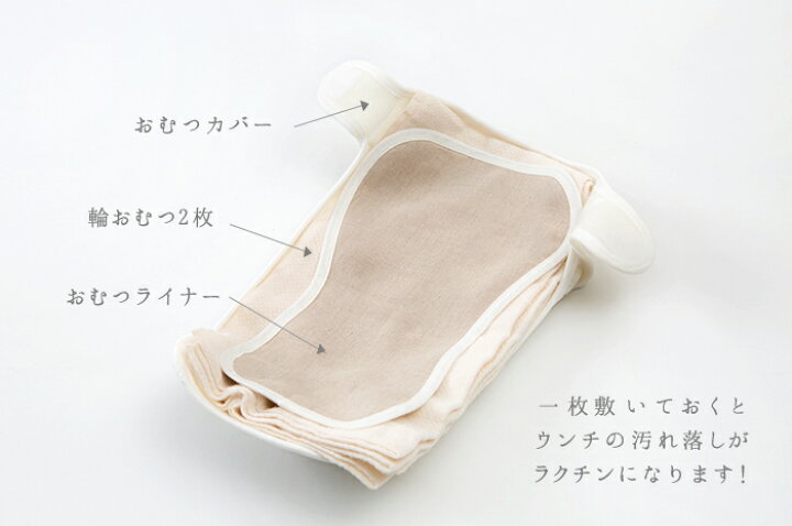 楽天市場】「おむつライナー」1枚単品・日本製・オーガニックリネン 