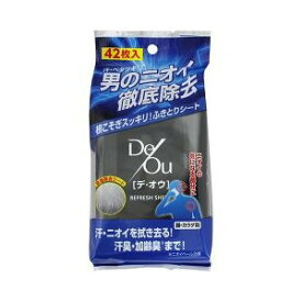 【本日楽天ポイント4倍相当】【送料無料】ロート製薬株式会社デ・オウ リフレッシュシート 42枚【CPT】【△D】