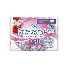 【本日楽天ポイント4倍相当】ユニチャーム株式会社ソフィ　はだおもい 特に多い日の昼 長時間用 25cm 羽つき 16枚入【この商品は注文後のキャンセルはできません】【北海道・沖縄は別途送料必要】