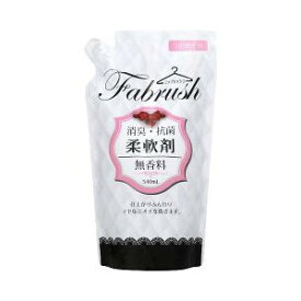 【本日楽天ポイント4倍相当】ロケット石鹸株式会社アドグッド fabrush（ファブラッシュ） 柔軟剤 無香料　詰替 540mL【この商品はご注文後のキャンセルが出来ません】【北海道・沖縄は別途送料必要】【CPT】