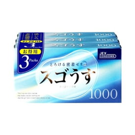 【本日楽天ポイント4倍相当】ジェクス株式会社スゴうす 1000（12コ入×3パック）【北海道・沖縄は別途送料必要】
