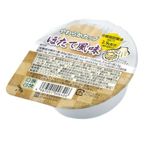 【3%OFFクーポン 10/24 20:00〜10/27 09:59迄】【送料無料】キッセイ薬品工業株式会社やわらかカップ ほたて風味 80g×6個【RCP】【△】