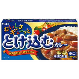 【本日楽天ポイント4倍相当】【AS324】エスビー食品株式会社おいしさギューッととけ込むカレー　辛口 140g×10個セット【RCP】【■■】