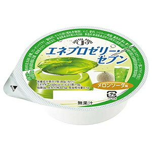 【本日楽天ポイント4倍相当】【送料無料】ホリカフーズ株式会社エネプロゼリー・セブン メロンソーダ味 80g×24個セット【RCP】