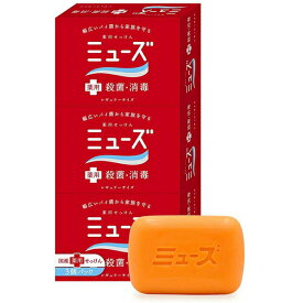 【本日楽天ポイント4倍相当】【定形外郵便で送料無料でお届け】レキットベンキーザー・ジャパン　薬用せっけん　ミューズ石鹸　レギュラー　3個パック×1個　【医薬部外品】【RCP】【TK510】