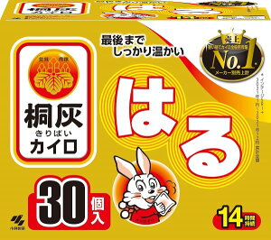 【本日楽天ポイント4倍相当】【送料無料】桐灰小林製薬株式会社 桐灰カイロ はる 30個入【RCP】【△】