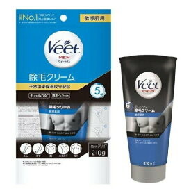 【本日楽天ポイント4倍相当】【送料無料】レキットベンキーザー・ジャパン株式会社 ヴィートメン 除毛クリーム　敏感肌用【医薬部外品】 1セット(210gチューブ+ヘラ)【△D】