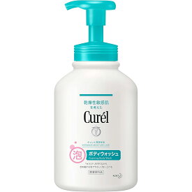 【3％OFFクーポン 1/9 20:00〜1/16 01:59迄】【送料無料】花王キュレル 泡ボディウォッシュ 本体 (480mL)【医薬部外品】【この商品は注文後のキャンセルはできません。】【△D】